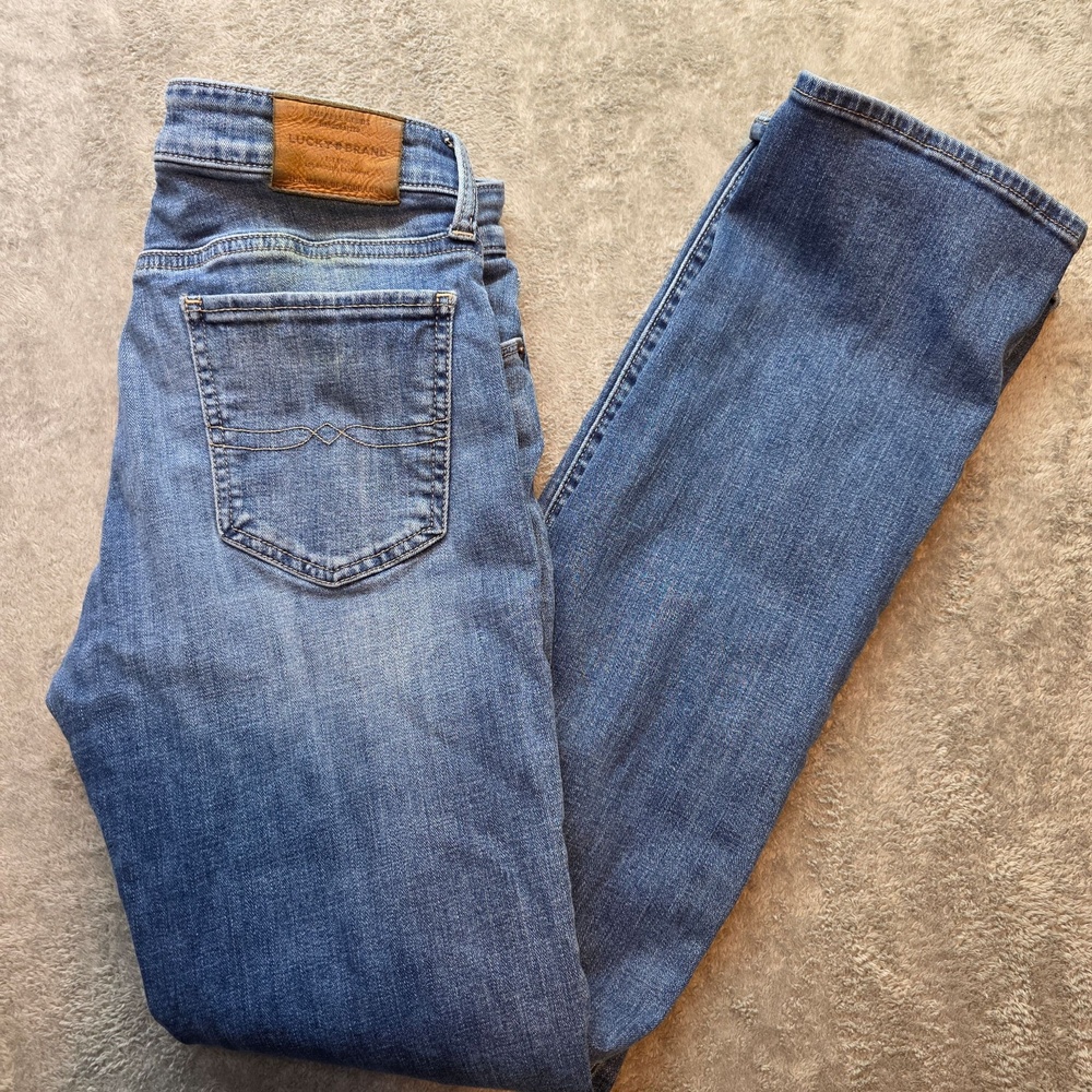 Lucky Brand Sweet Boot Jeans Womens 6 Blue Medium Wash Mid Rise Bootcut Denim